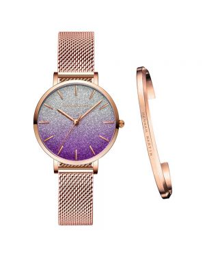 Fashion Ultra-thin Watch with Bracelet