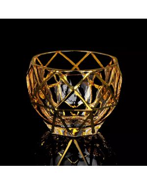 Gold Crystal Whiskey Glass