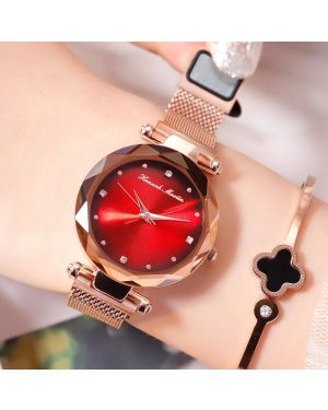 Luxury Crystal Dial Watch