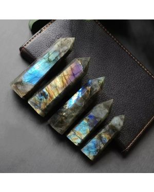 Natural Labradorite Crystal Point