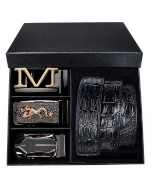 Men's Fashion Casual Crocodile Gift Set